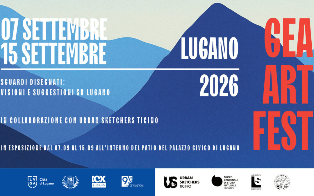 GEA Lugano Art Fest torna a Lugano: la città si racconta attraverso il disegno dal vero